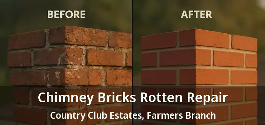 Chimney Bricks Rotten Repair Country Club Estates, Farmers Branch - TX