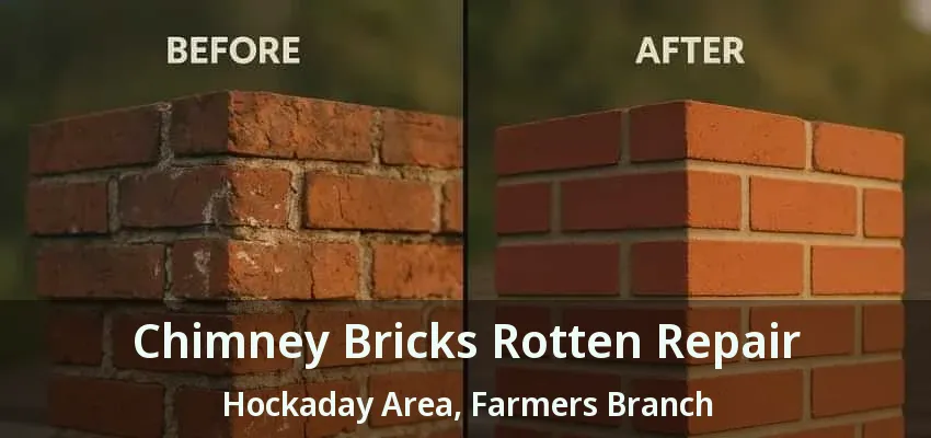 Chimney Bricks Rotten Repair Hockaday Area, Farmers Branch - TX