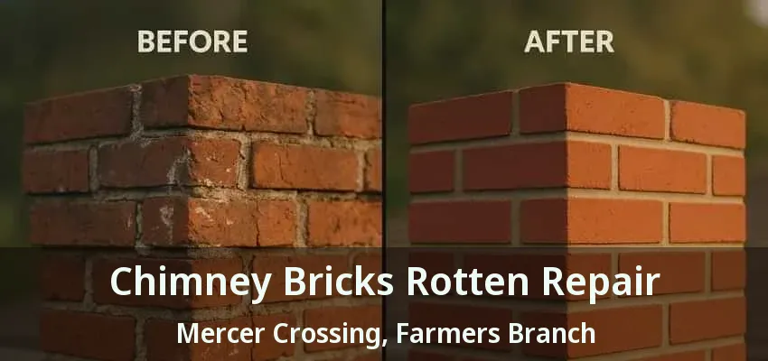 Chimney Bricks Rotten Repair Mercer Crossing, Farmers Branch - TX