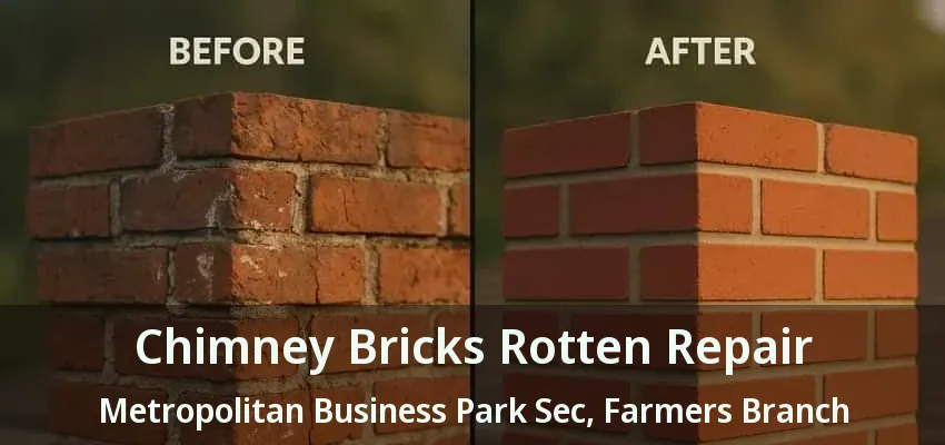 Chimney Bricks Rotten Repair Metropolitan Business Park Sec, Farmers Branch - TX