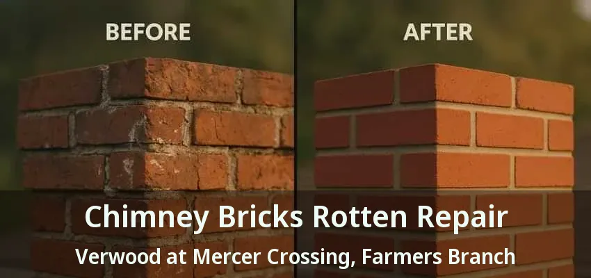 Chimney Bricks Rotten Repair Verwood at Mercer Crossing, Farmers Branch - TX