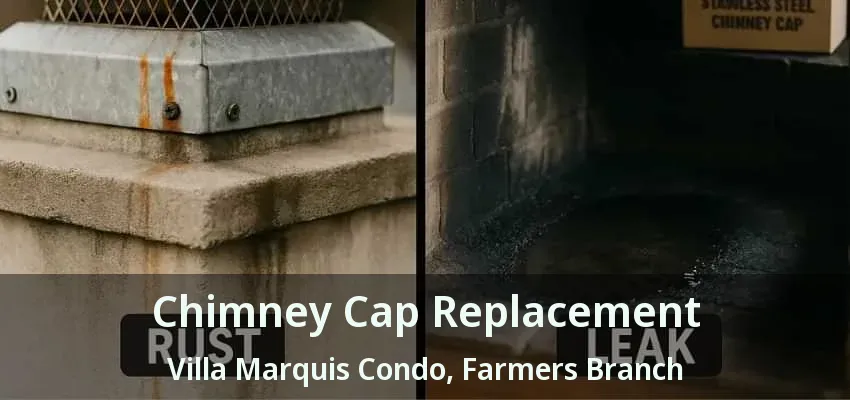 Chimney Cap Replacement Villa Marquis Condo, Farmers Branch - TX