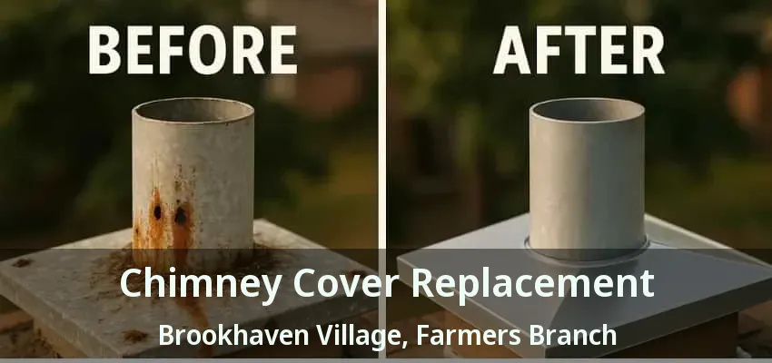 Chimney Cover Replacement Brookhaven Village, Farmers Branch - TX