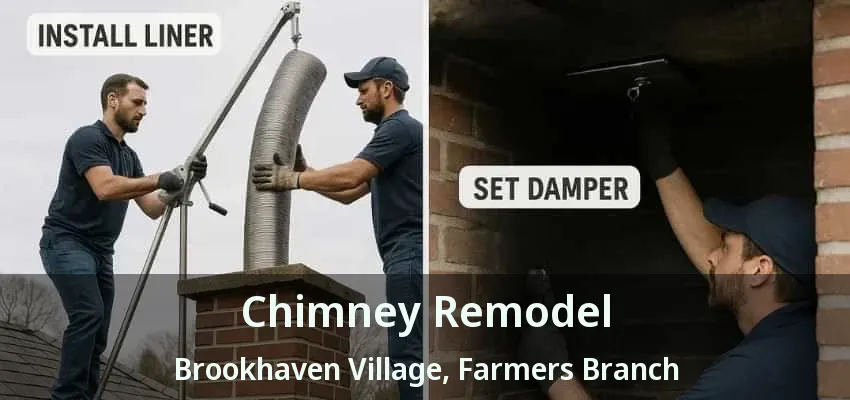 Chimney Remodel Brookhaven Village, Farmers Branch - TX