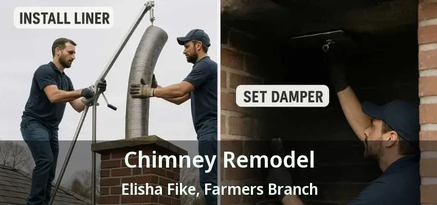 Chimney Remodel Elisha Fike, Farmers Branch - TX