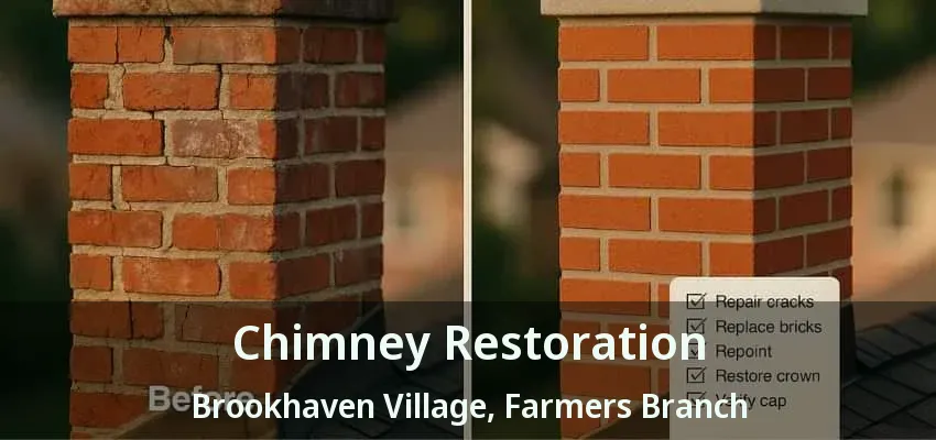 Chimney Restoration Brookhaven Village, Farmers Branch - TX
