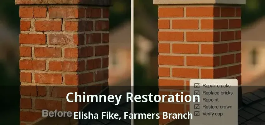 Chimney Restoration Elisha Fike, Farmers Branch - TX