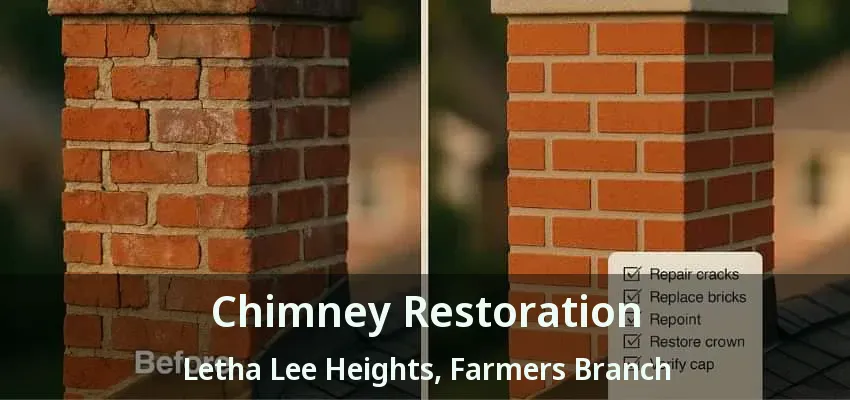 Chimney Restoration Letha Lee Heights, Farmers Branch - TX