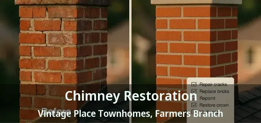 Chimney Restoration Vintage Place Townhomes, Farmers Branch - TX