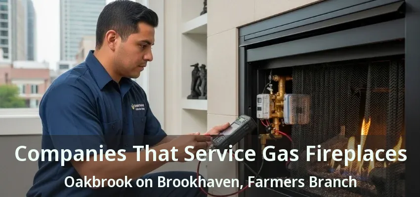 Companies That Service Gas Fireplaces Oakbrook on Brookhaven, Farmers Branch - TX