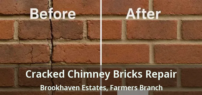 Cracked Chimney Bricks Repair Brookhaven Estates, Farmers Branch - TX