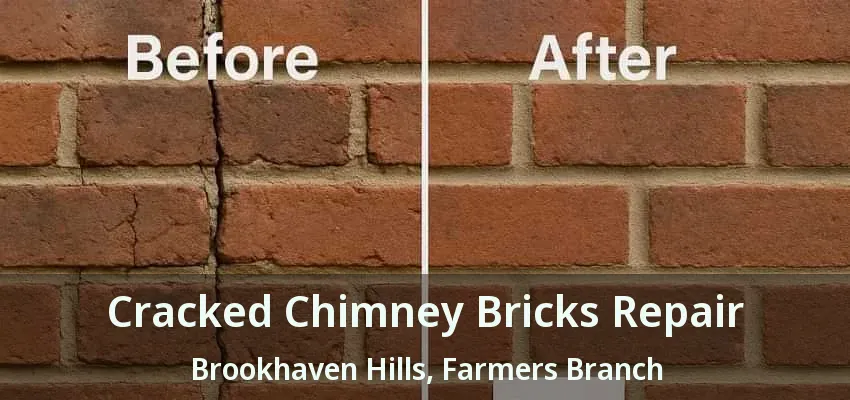 Cracked Chimney Bricks Repair Brookhaven Hills, Farmers Branch - TX