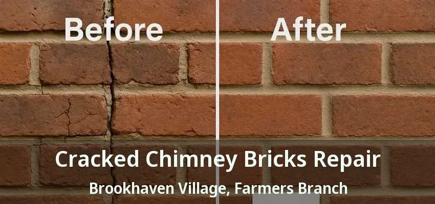 Cracked Chimney Bricks Repair Brookhaven Village, Farmers Branch - TX