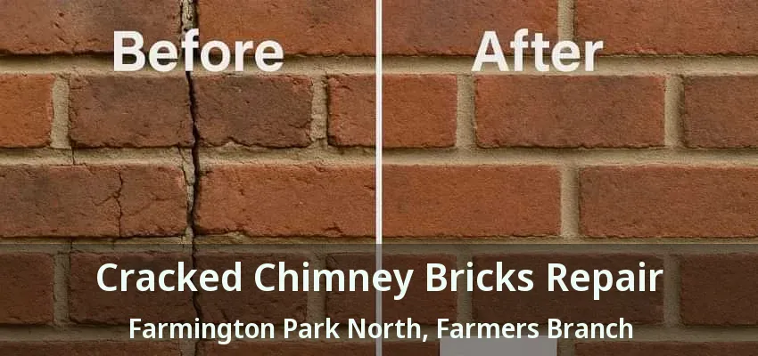 Cracked Chimney Bricks Repair Farmington Park North, Farmers Branch - TX