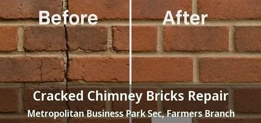 Cracked Chimney Bricks Repair Metropolitan Business Park Sec, Farmers Branch - TX