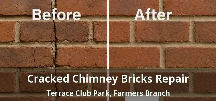 Cracked Chimney Bricks Repair Terrace Club Park, Farmers Branch - TX