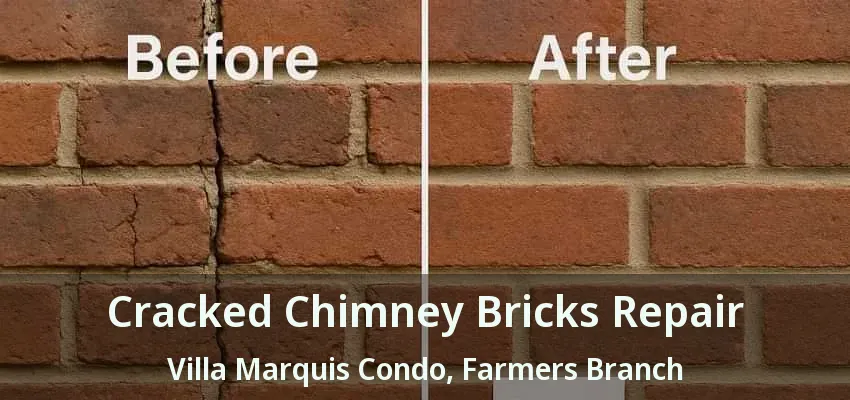 Cracked Chimney Bricks Repair Villa Marquis Condo, Farmers Branch - TX