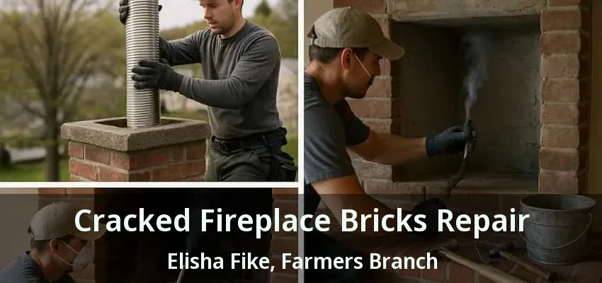 Cracked Fireplace Bricks Repair Elisha Fike, Farmers Branch - TX