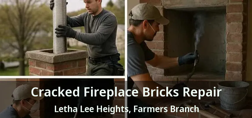 Cracked Fireplace Bricks Repair Letha Lee Heights, Farmers Branch - TX