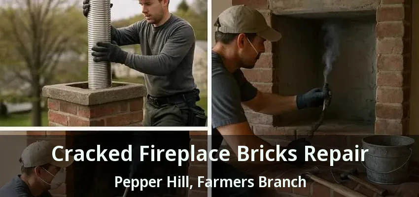 Cracked Fireplace Bricks Repair Pepper Hill, Farmers Branch - TX