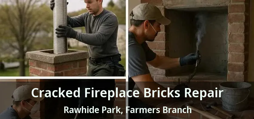 Cracked Fireplace Bricks Repair Rawhide Park, Farmers Branch - TX