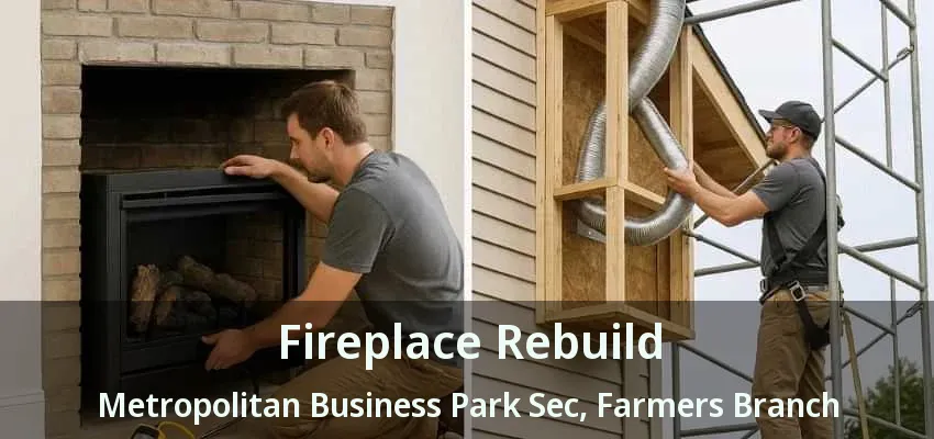 Fireplace Rebuild Metropolitan Business Park Sec, Farmers Branch - TX