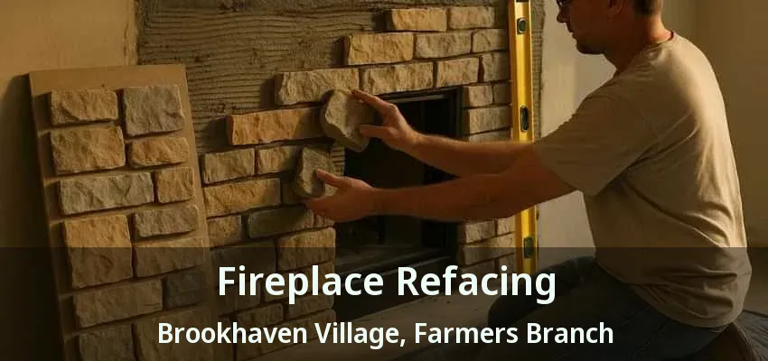 Fireplace Refacing Brookhaven Village, Farmers Branch - TX