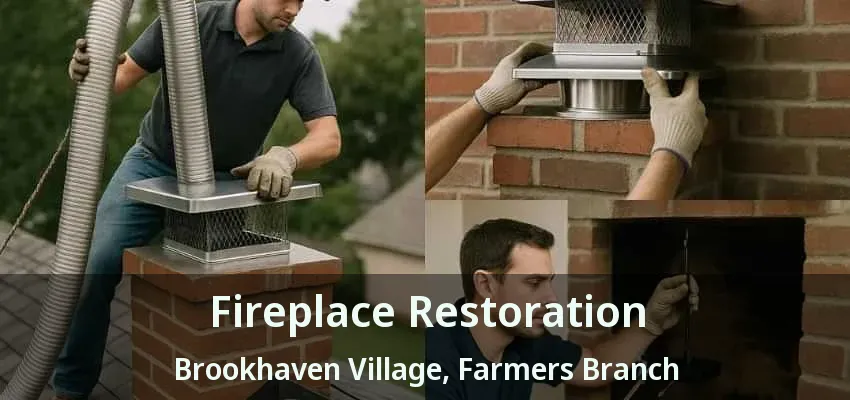 Fireplace Restoration Brookhaven Village, Farmers Branch - TX