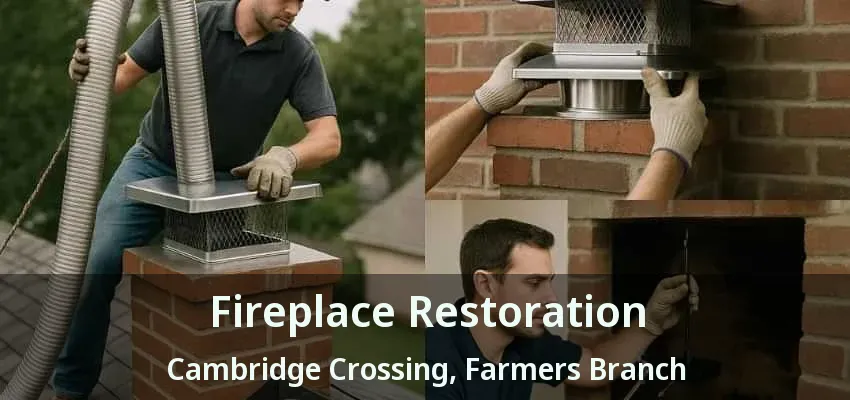 Fireplace Restoration Cambridge Crossing, Farmers Branch - TX