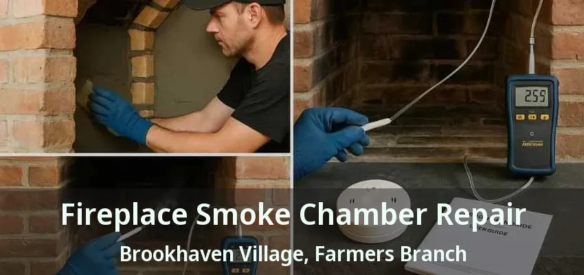 Fireplace Smoke Chamber Repair Brookhaven Village, Farmers Branch - TX