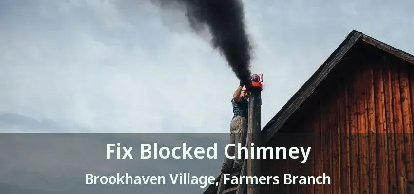Fix Blocked Chimney Brookhaven Village, Farmers Branch - TX