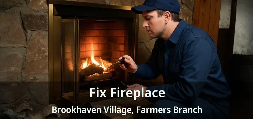 Fix Fireplace Brookhaven Village, Farmers Branch - TX