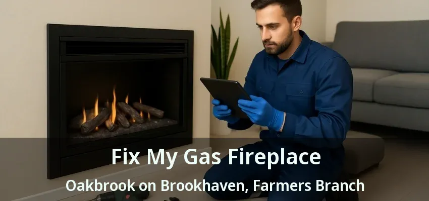 Fix My Gas Fireplace Oakbrook on Brookhaven, Farmers Branch - TX