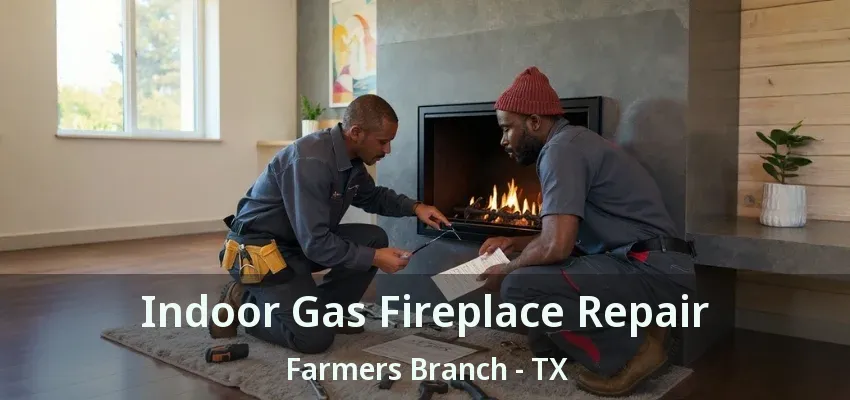 Indoor Gas Fireplace Repair Farmers Branch - TX