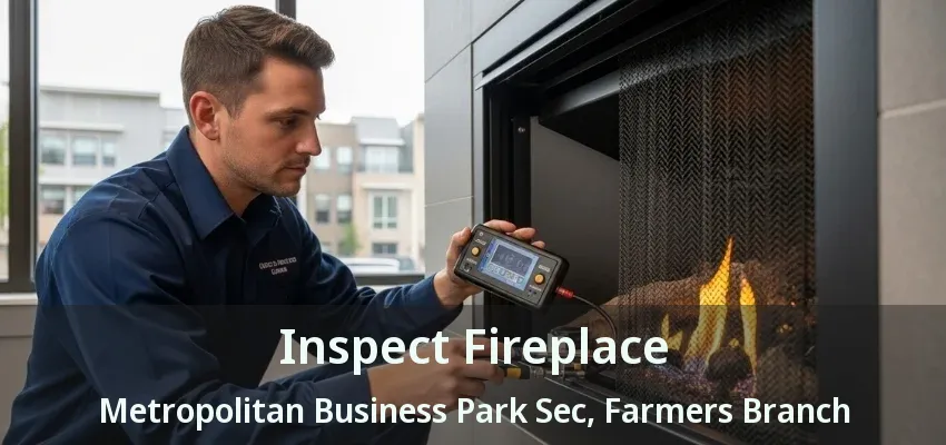 Inspect Fireplace Metropolitan Business Park Sec, Farmers Branch - TX
