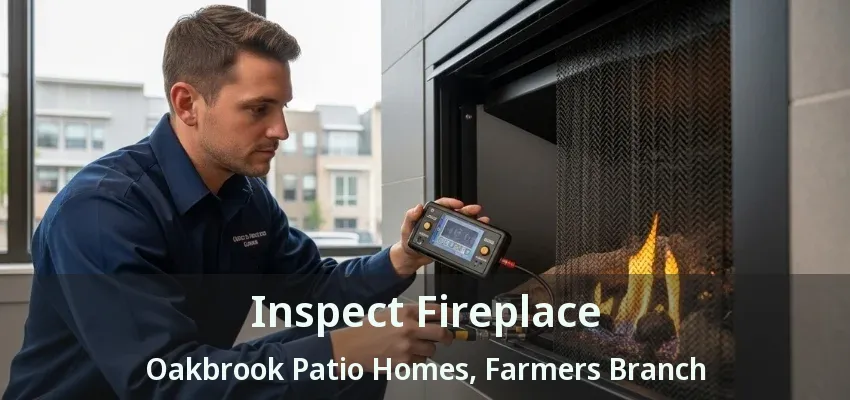 Inspect Fireplace Oakbrook Patio Homes, Farmers Branch - TX