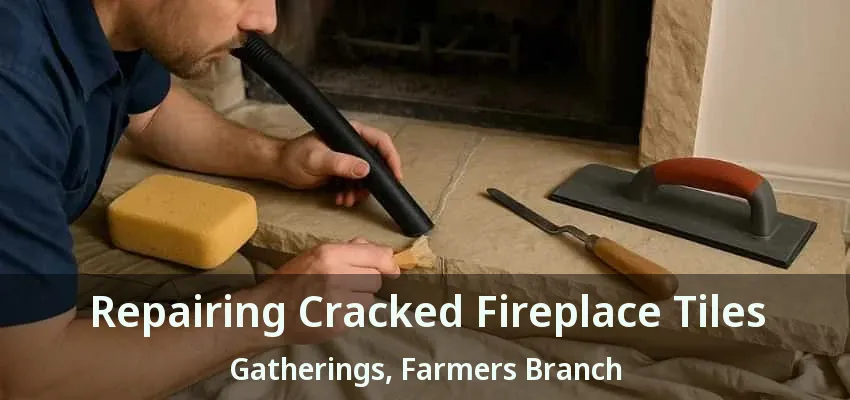Repairing Cracked Fireplace Tiles Gatherings, Farmers Branch - TX