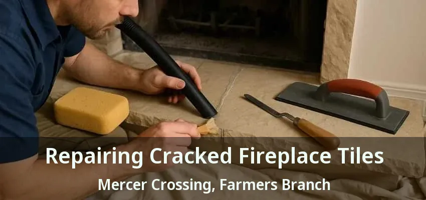 Repairing Cracked Fireplace Tiles Mercer Crossing, Farmers Branch - TX