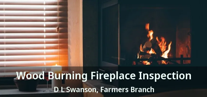 Wood Burning Fireplace Inspection D L Swanson, Farmers Branch - TX