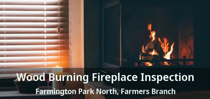Wood Burning Fireplace Inspection Farmington Park North, Farmers Branch - TX